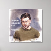 Zelensky, Volodymir Canvas Print Leinwanddruck (Vorderseite)