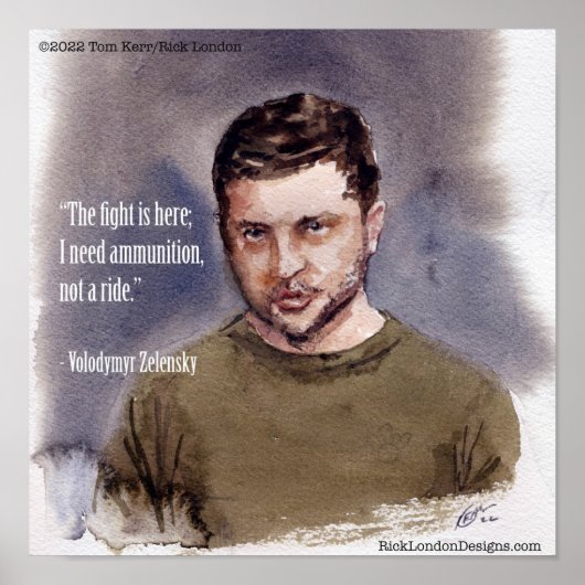 Zelensky, Volodymir Poster (Vorne)
