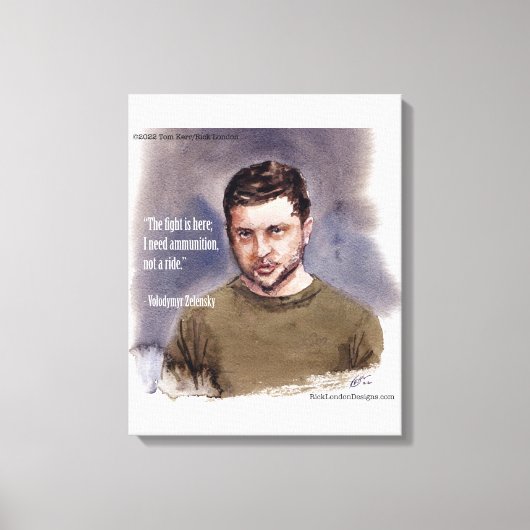 Zelensky, Wolodymir Leinwanddruck (Vorderseite)