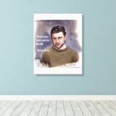 Zelensky, Wolodymir Leinwanddruck (Insitu (Holzboden))