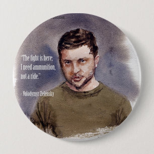 Zelensky, Wolodymyr Button