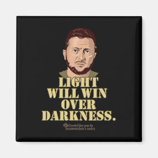 Zelensky Zitat Licht Wird Siegen Ukrainischer Präs Magnet