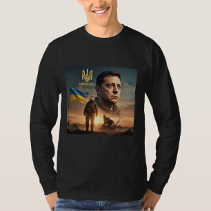 Zelenskyj ukrainischer Präsident T - Shirt der Män