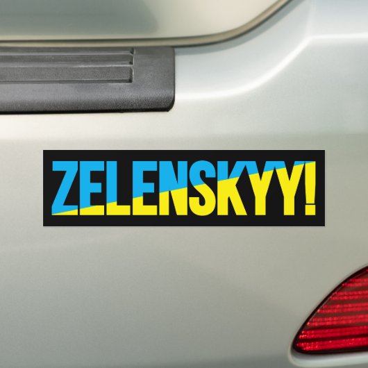 ZELENSKYY! AUTOAUFKLEBER (Auf Auto)