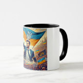 Zelenskyy führt die Revolution in der Ukraine Tasse (VorderseiteRechts)