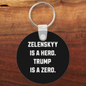 Zelenskyy Is A Hero.  Schlüsselanhänger (Vorderseite)