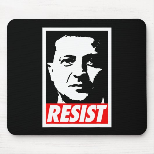 Zelenskyy - Resist Support Ukraine I Stand With Uk Mousepad (Vorne)
