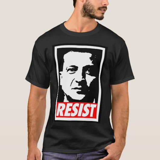 Zelenskyy - Resist Support Ukraine I Stand With Uk T-Shirt (Vorderseite)