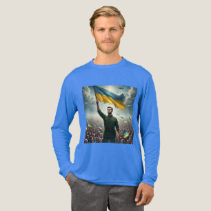 Zelenskyy Ukraine Kundgebung Tri-Blend Shirt