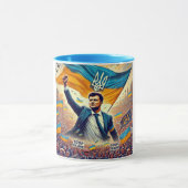 Zelenskyy Ukraine Support Kaffeemaschine Tasse (Zentrum)