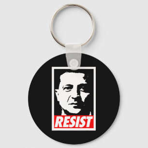 Zelenskyy - Widerstehe Unterstütze Ukraine Ich ste Schlüsselanhänger