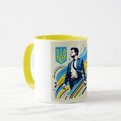 Zelenskyy Wiederaufbau der Ukraine Tasse (Vorderseite Links)