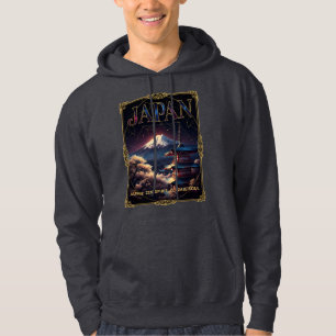 Zelestialer Berg Fuji Japan Pagode Reise Kunst Hoodie