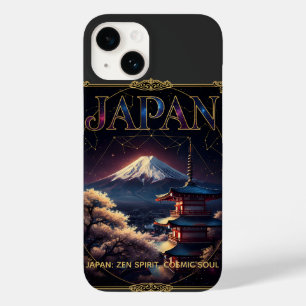 Zeliger Fuji Japan Pagode Reise Kunst Case-Mate iPhone 14 Hülle