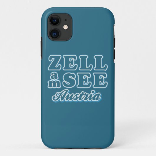 Zell am See iPhone Case (Rückseite)