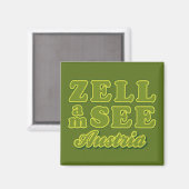 Zell am See Magnet (Vorderseite/Rückseite)