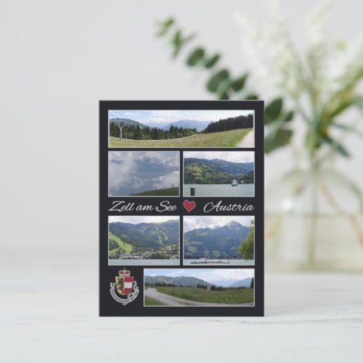 Zell am See, Österreich Postkarte (Stehend Vorderseite)