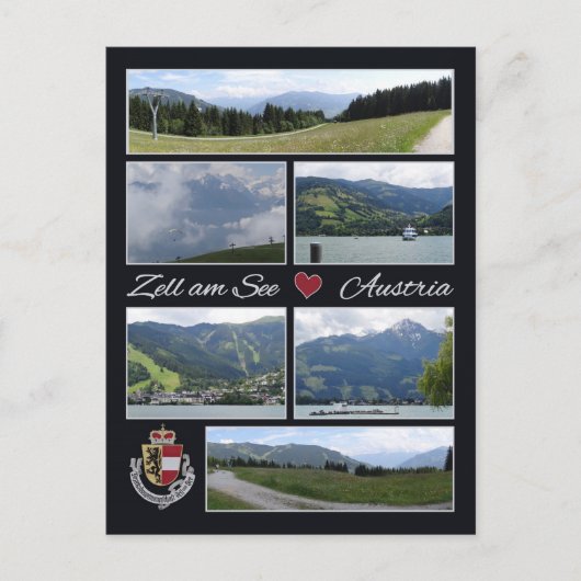 Zell am See, Österreich Postkarte (Vorderseite)