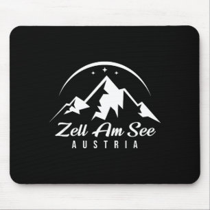 Zell am See Österreich Skigebiet Skifahren Snowboa Mousepad
