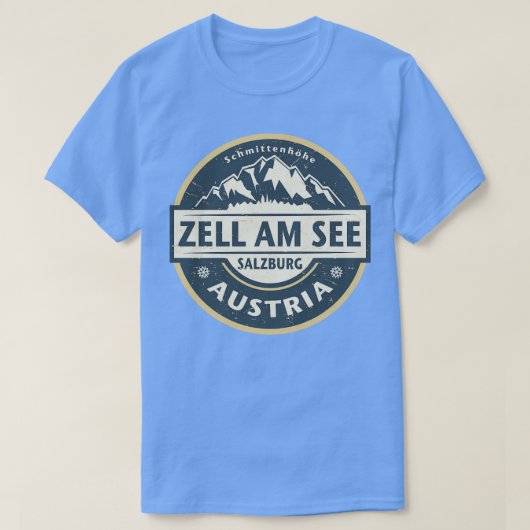 Zell am See Österreich T-Shirt (Design vorne)