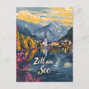 Zell am See See Zell Österreich Postkarte