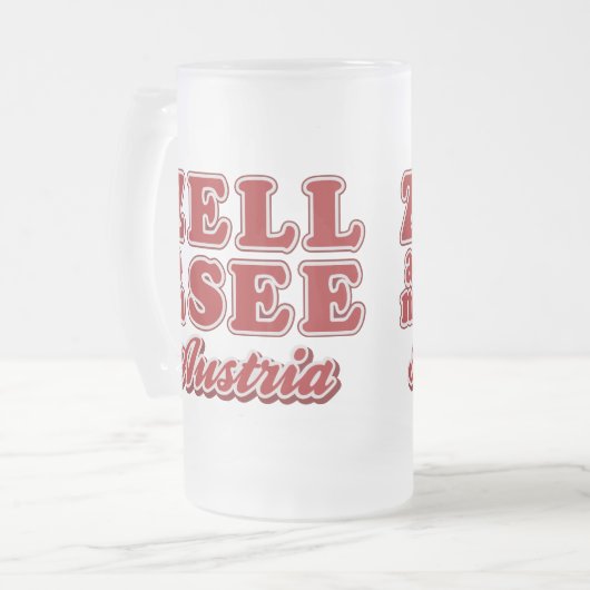 Zell am See Tasse - wählen Sie Stil & Farbe (Vorderseite Links)