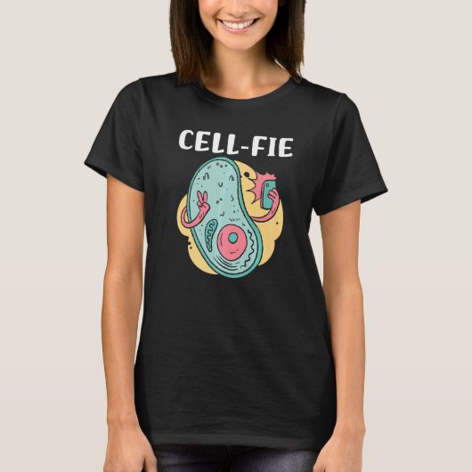Zell fie Biologie Handy Witziger Sarkasmus Meme Hu T-Shirt (Vorderseite)