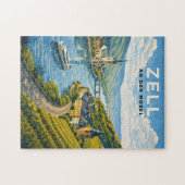 Zell Germany Vintage Travel Art Puzzle (Horizontal)