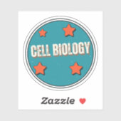 Zellbiologie Aufkleber (Blatt)