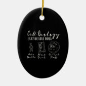 Zellbiologie lustige Wissenschaft - Nerdgeeks Keramik Ornament (Vorne)