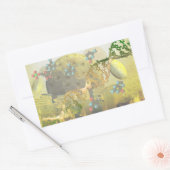 Zelle mit DNA-Aufklebern Rechteckiger Aufkleber (Umschlag)