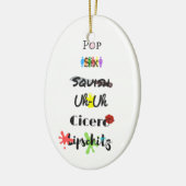 Zellen-Block-Tango-Verzierung Keramik Ornament (Links)