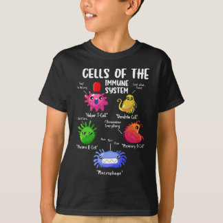 Zellen des Immunsystems Biologie nennt Wissenschaf T-Shirt