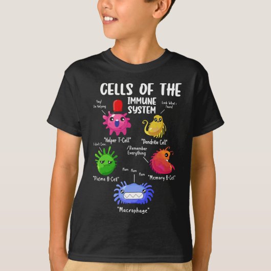 Zellen des Immunsystems Biologie nennt Wissenschaf T-Shirt (Vorderseite)