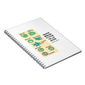 Zellen des Immunsystems im Inneren der Immunologie Notizblock (Rechte Seite)