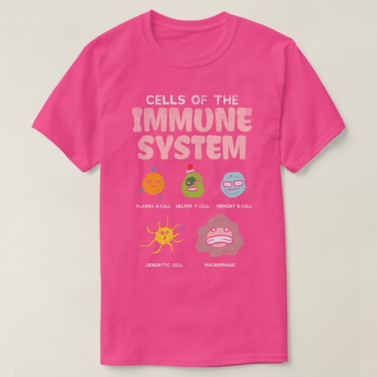 Zellen des Immunsystems T-Shirt (Design vorne)