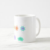 Zellen des Immunsystems - T - Shirt des Lehrers fü Kaffeetasse (VorderseiteRechts)