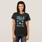 Zellen des Immunsystems Wissenschaft Fan Biologie T-Shirt (Vorne ganz)