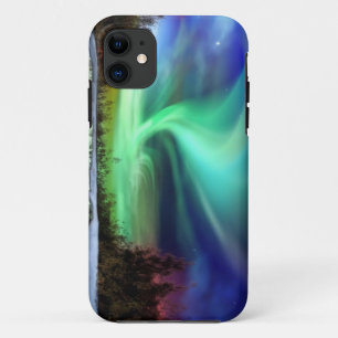 ZELLEN-FALL-ABDECKUNG DER AURORA-BOREALIS iPhone 11 HÜLLE