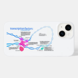 Zellen Gen-Transkriptionsfaktoren Diagramm  Case-Mate iPhone 14 Hülle
