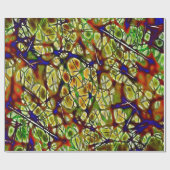 Zellen-gesunde medizinische Neuronen Geschenkpapier (Flach)