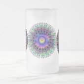 Zellen-Medaillon-Druck-Tassen Mattglas Bierglas (Mittel)