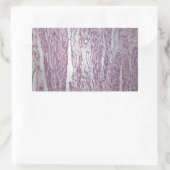 Zellen menschlichen Uterusgewebes mit unbeleidigen Rechteckiger Aufkleber (Tasche)