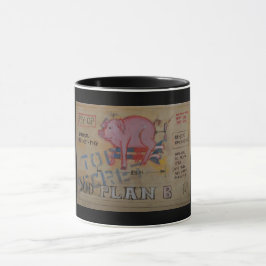 Zellen-Schwein-Tasse Tasse