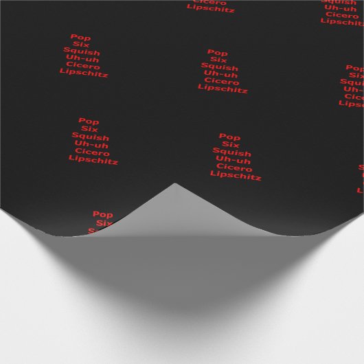 Zellenblock-Tango Geschenkpapier (Ecke)