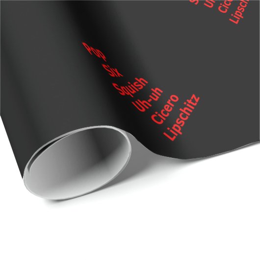 Zellenblock-Tango Geschenkpapier (Rolleneckpunkt)