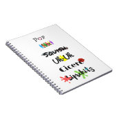 Zellenblock-Tango-Journal Notizblock (Rechte Seite)