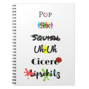 Zellenblock-Tango-Journal Notizblock