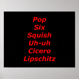 Zellenblock-Tango Poster