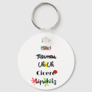 Zellenblock-Tango-Schlüsselanhänger Schlüsselanhänger